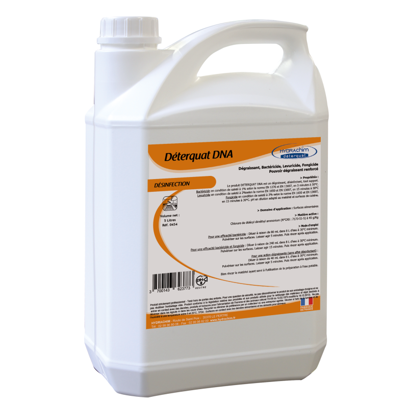 DESINFECTANT DEGRAISS SURF ALIM DETERQUAT 5L