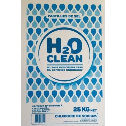 SEL ADOUCISSEUR 25KG H20 CLEAN