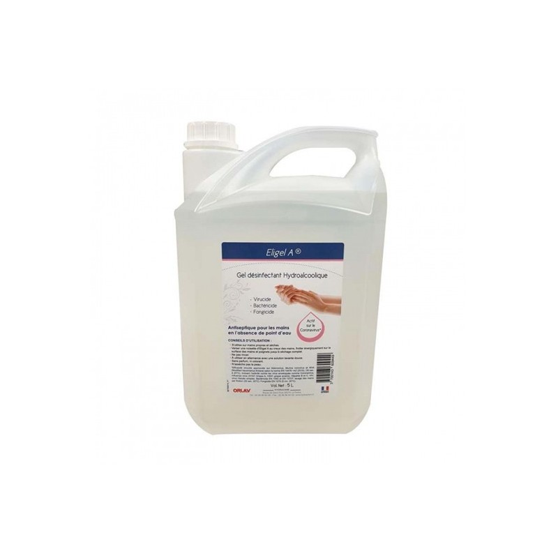 GEL HYDROALCOOLIQUE 5L ELIGEL A
