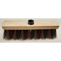 Tête De Balai En Bois Zébré 29 Cm – Naturel, Fibres De Coco, Pour Intérieur Et Extérieur