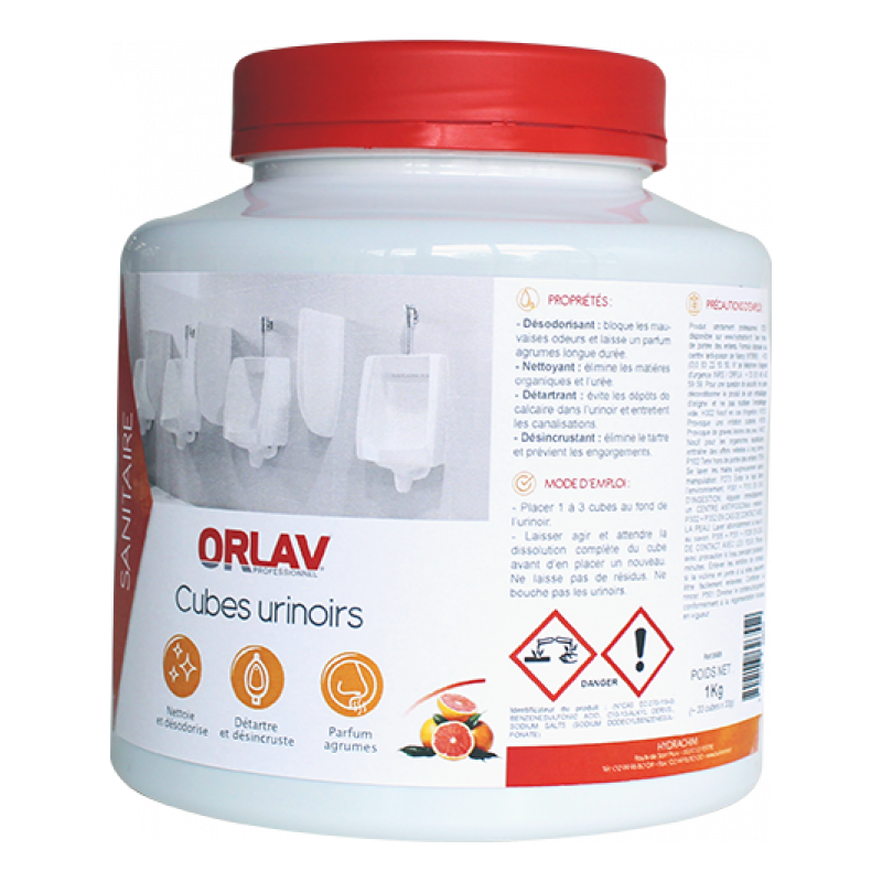 Orlav cubes urinoirs 1kg x33