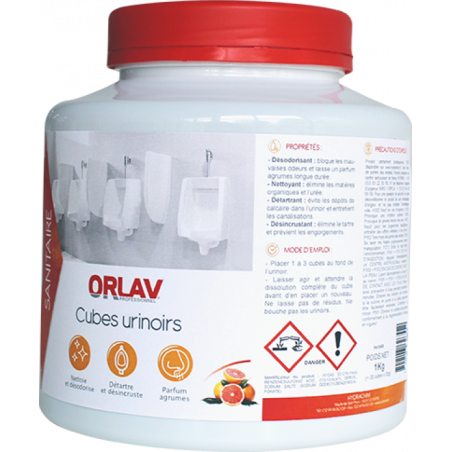 Orlav cubes urinoirs 1kg x33