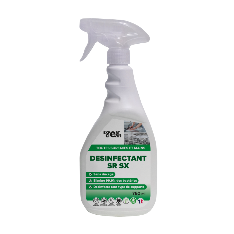 Desinfectant sr sx expert clean 750ml surf/mains