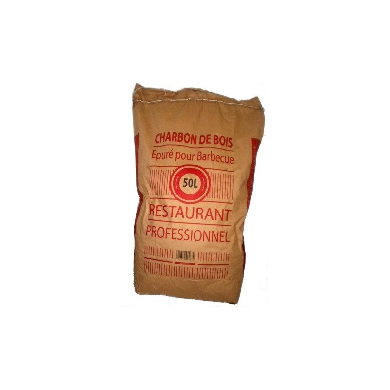 Charbon bois restaurant 50l 7kg