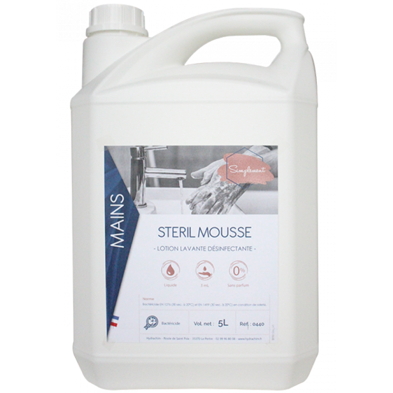 Lotion desinfectante steril mousse 5l