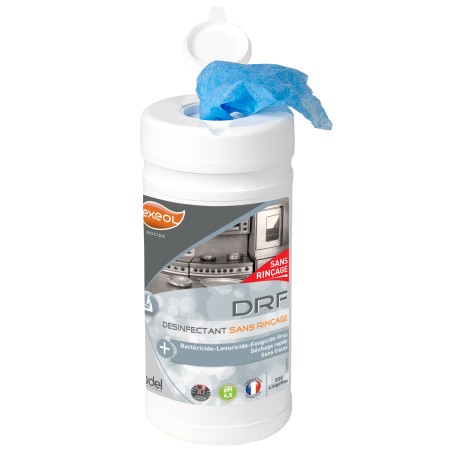 Drf lingettes desinfectant sans rincage x 200