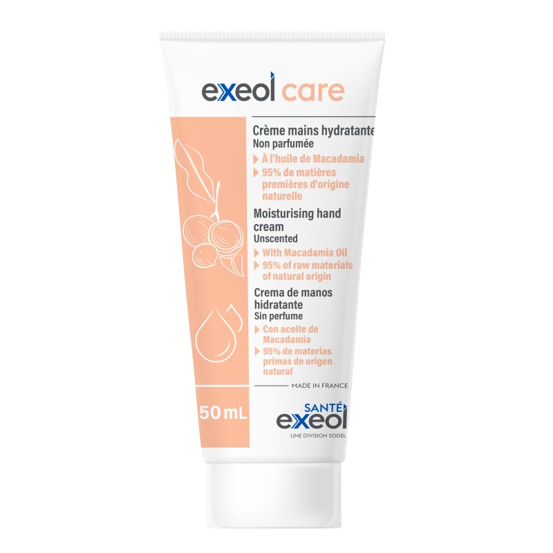 Creme mains hydratante exeol care 50ml