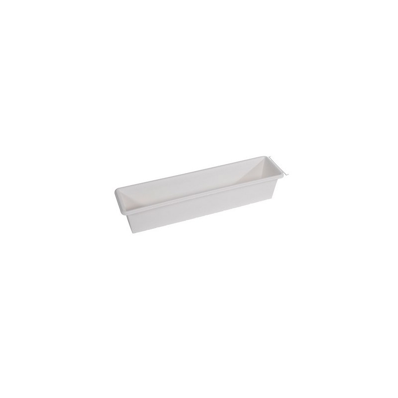 Bac de desinfection 72cm polypro blanc