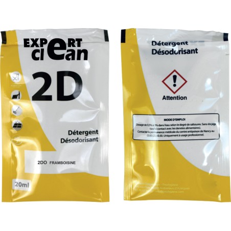 250 dosettes 2d detergent desodorisant framboisine