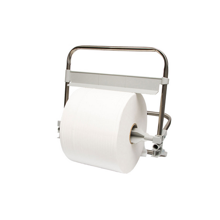 Derouleur mural blanc pour bobines industrielles