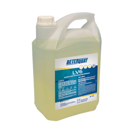 Lv6 deterg. desinfect. chlore non moussant 5l