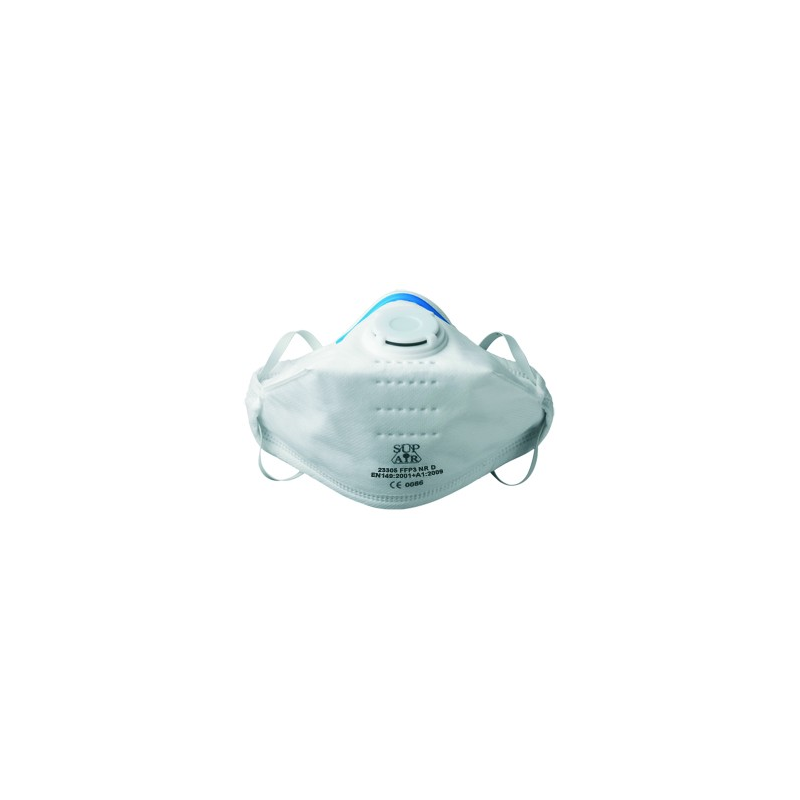 Masque ffp3 avec valve boite de 20