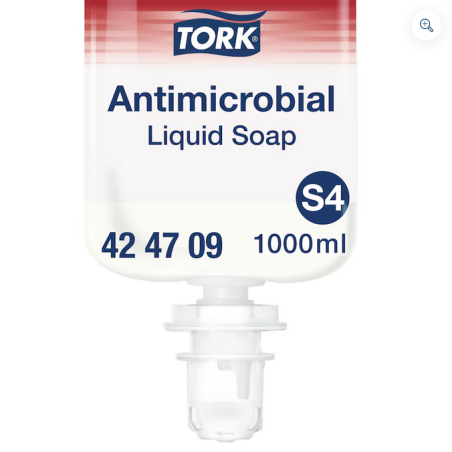 Tork savon liquide antimicrobien s4 cart. 1l