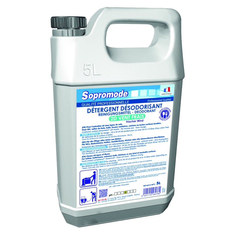 Detergent 2d sopromode vent frais 5l