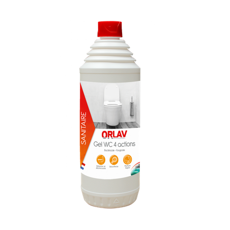 Gel wc orlav 4 actions bactericide fongicide