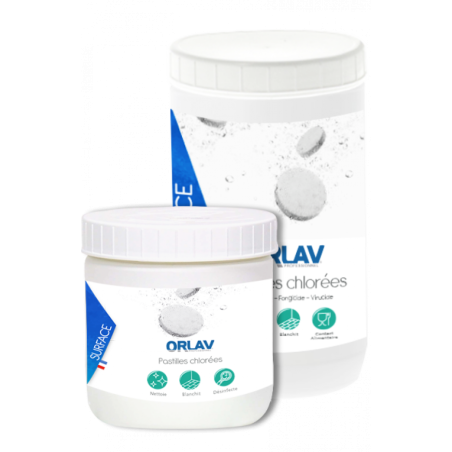 Pastilles chlore x150 500gr