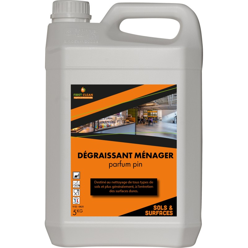 Detergent degraissant menager pin 5l