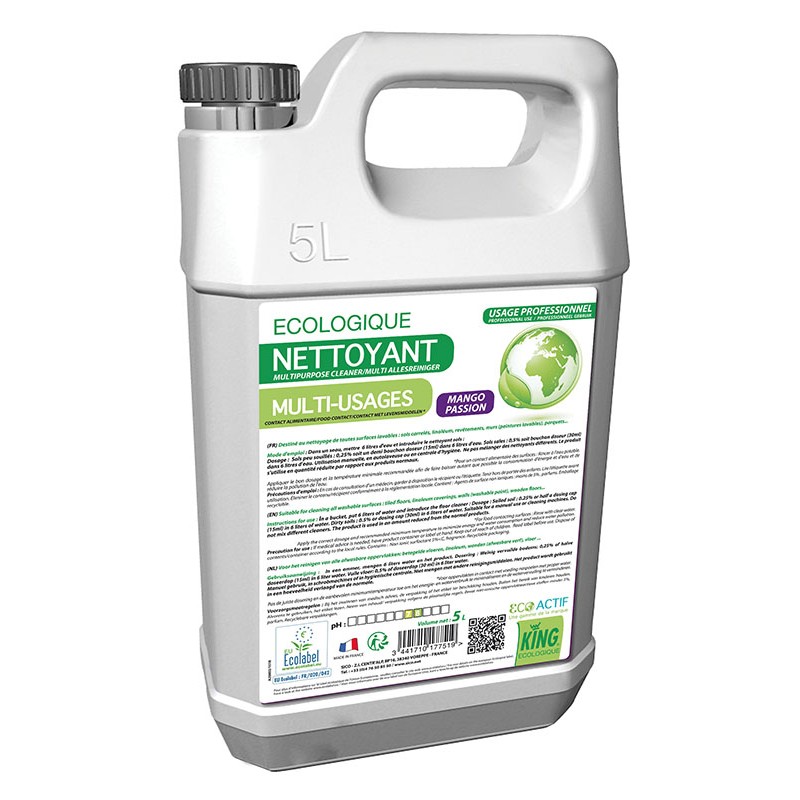 Nettoyant multi-usages eco king mango passion 5l