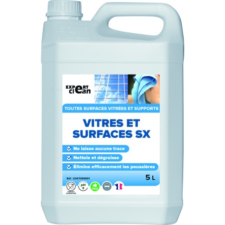 Vitres et surfaces sx expert clean 5l