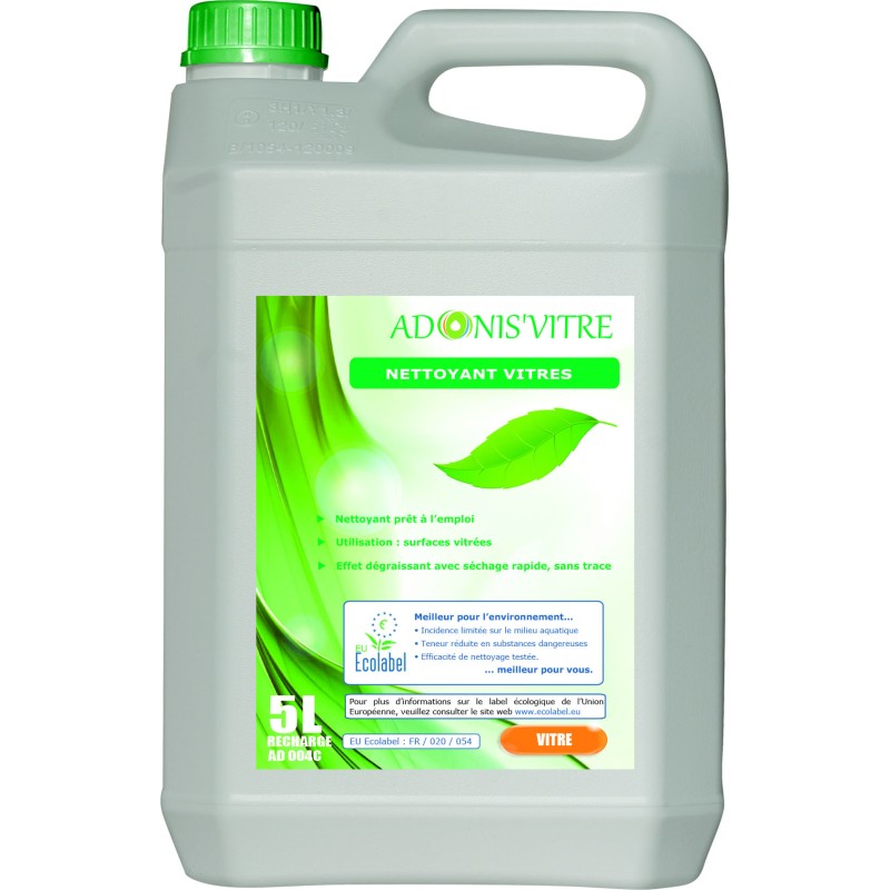 Adonis nettoyant vitres ecolabel 5l