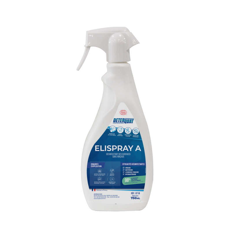 Elispray a deterquat nettoyant desinfectant 750ml
