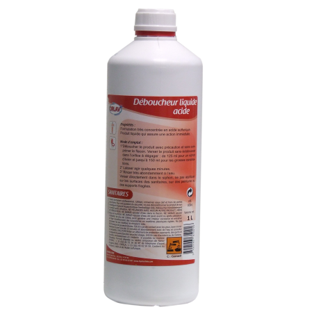 Orlav deboucheur liquide acide 1l